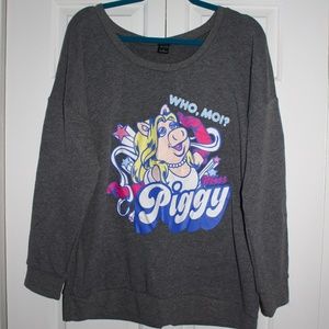 Torrid Disney Miss Piggy Muppet Sweatshirt (2X)